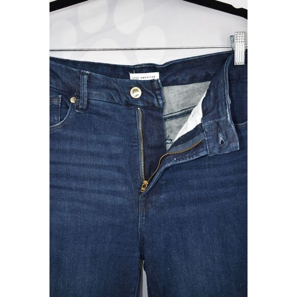 Good American Good Legs Skinny Jeans Mid Rise Blue224 Dark Wash Size 10 / 30 - Picture 8 of 12